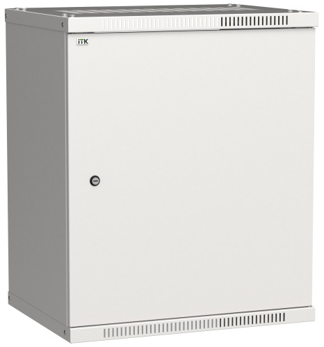 ITK Шкаф настенный LINEA WE 15U 600х450мм дверь металл серый | код LWE3-15U64-MF | IEK